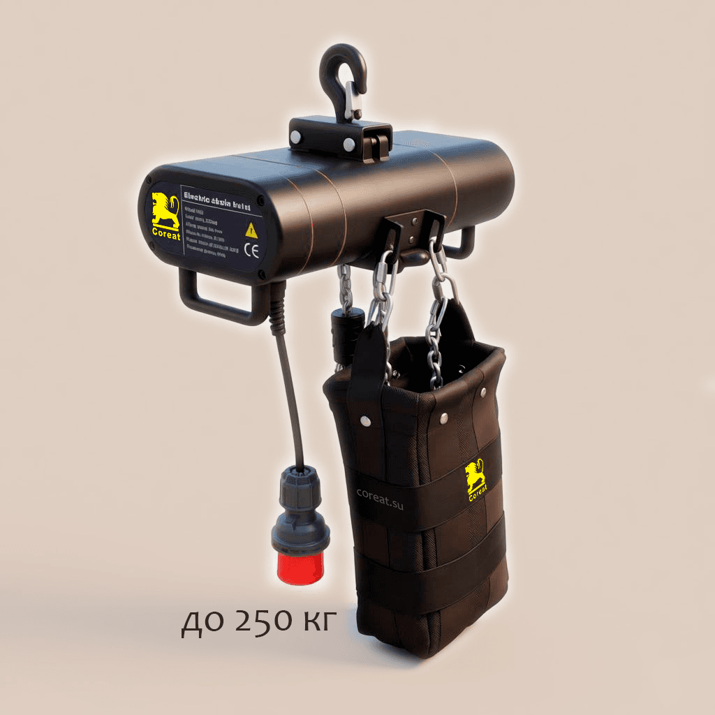 Coreat V02+ Электрическая лебедка 250 кг. D8+